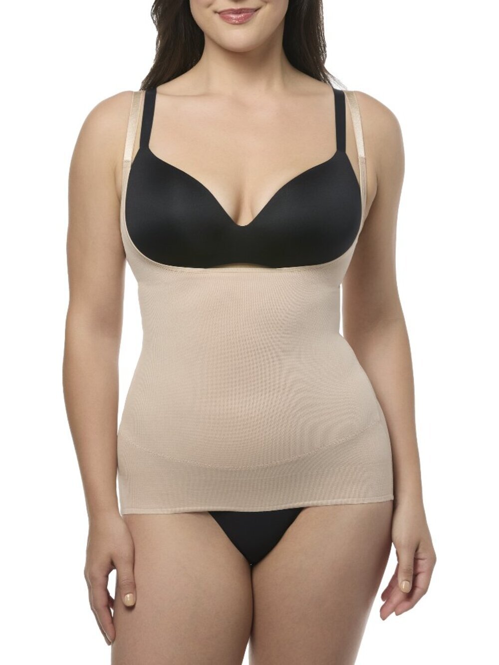 Cupid Intimates Back Magic® Open-Bust Shaping Cami - Beige